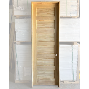 30x96 SLAB PINE 6 PANEL SHAKER