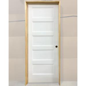 32x80 LEFT HAND HOLLOW CORE 5 PANEL SHAKER DOOR