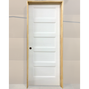 32x80 RIGHT HAND HOLLOW CORE 5 PANEL SHAKER DOOR