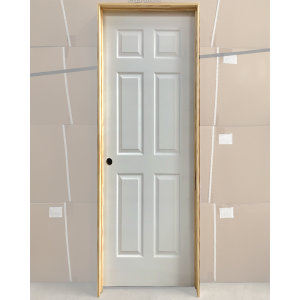 32x80 RIGHT HAND HOLLOW CORE 6 PANEL DOOR