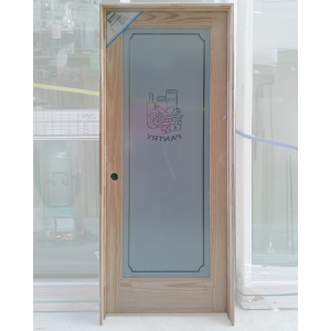 32x80 RIGHT HAND PINE PANTRY