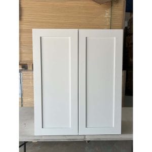 33x36 WHITE SHAKER WALL CABINET
