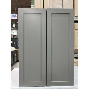 33x42 GREY SHAKER WALL CABINET