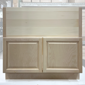 36 UNFINISHED RAISED PANEL SINK BASE FARMHOUSE CABINET