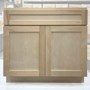36 UNFINISHED SHAKER BASE CABINET