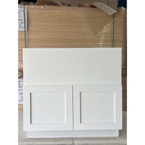 36 WHITE SHAKER SINK BASE FARMHOUSE CABINET