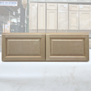 36x12 UNFINISHED RAISED PANEL WALL BRIDGE CABINET