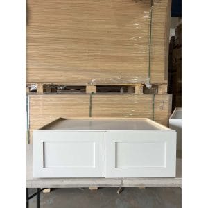 36x12x24 WHITE SHAKER WALL CABINET