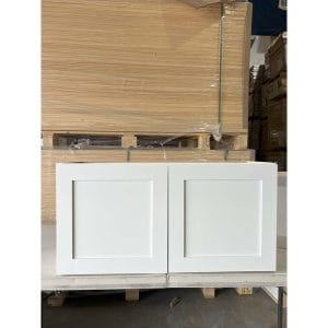 36x18 WHITE SHAKER WALL CABINET