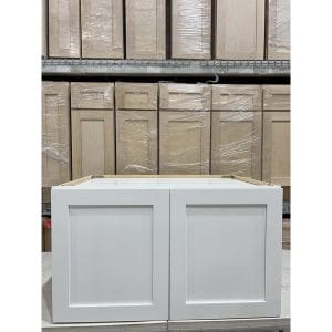 36x24x24 WHITE SHAKER WALL CABINET