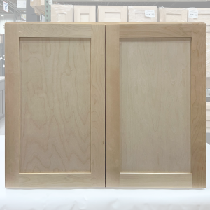 36x30 UNFINISHED SHAKER WALL CABINET