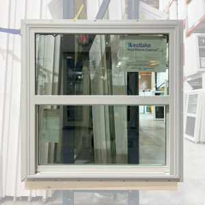 36x36 SINGLE HUNG WHITE NEW CONSTRUCTION VINYL WINDOW