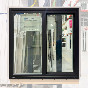 36x36 SINGLE VENT SLIDER BLACK VINYL WINDOW
