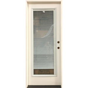 36x80 LEFT HAND FIBERGLASS FULL VIEW WITH BLINDS