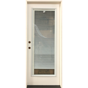 36x80 RIGHT HAND FIBERGLASS FULL VIEW WITH BLINDS