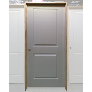 36x80 RIGHT HAND HOLLOW CORE 2 PANEL RAISED SQUARE TOP DOOR