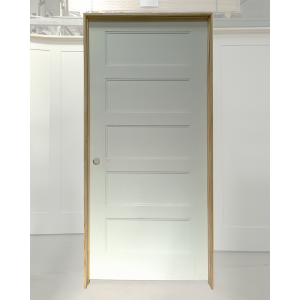36x80 RIGHT HAND HOLLOW CORE 5 PANEL SHAKER DOOR