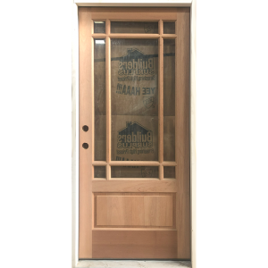 36x80 RIGHT HAND MAHOGANY 9 LITE MARGINAL TCM700