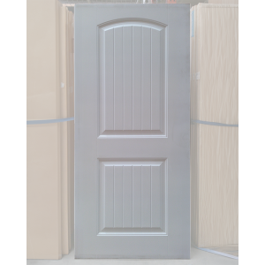 36x80 SLAB HOLLOW CORE 2 PANEL ARCH TOP WITH GROOVES DOOR