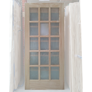 36x80 SLAB PINE 15 LITE