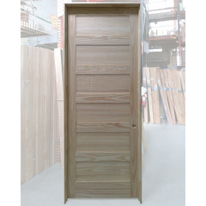 36x96 SLAB PINE 6 PANEL SHAKER