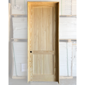 36x96 RIGHT HAND PINE 2 PANEL SHAKER