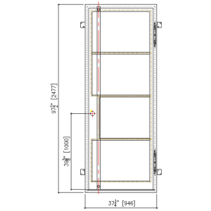 36x96 RIGHT HAND IRON MARCY