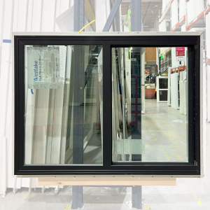 48x36 SINGLE VENT SLIDER BLACK VINYL WINDOW