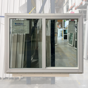 48x36 SINGLE VENT SLIDER WHITE VINYL WINDOW