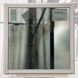 48x48 PICTURE WHITE OBSCURE VINYL WINDOW