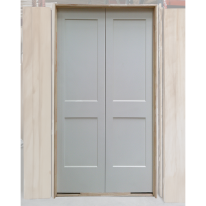 48x80 DOUBLE HOLLOW CORE 2 PANEL SHAKER DOOR