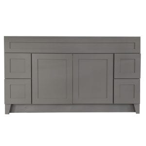 60 SINGLE BOWL GREY SHAKER VANITY