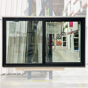 60x36 SINGLE VENT SLIDER BLACK VINYL WINDOW
