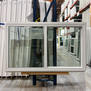 60x36 SINGLE VENT SLIDER WHITE VINYL WINDOW