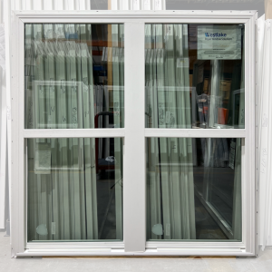 60x60 SINGLE HUNG WHITE DOUBLE VINYL WINDOW