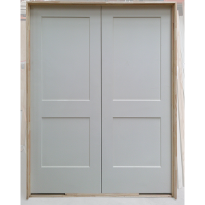 60x80 DOUBLE HOLLOW CORE 2 PANEL SHAKER DOOR