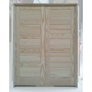 60x80 DOUBLE PINE 5 PANEL SHAKER