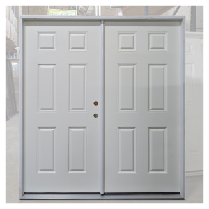 72x80 LEFT HAND DOUBLE FIBERGLASS 6 PANEL