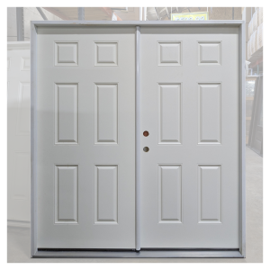 72x80 RIGHT HAND DOUBLE FIBERGLASS 6 PANEL