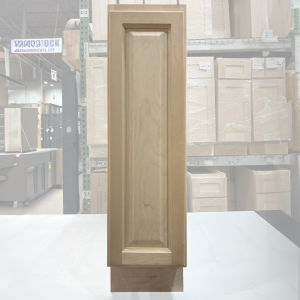 9 UNFINISHED RAISED PANEL BASE SPICE PULLOUT CABINET