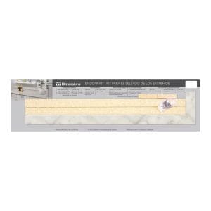 END CAP FORMICA CARRARA BIANCO COUNTERTOP