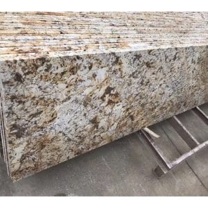 96 SLAB GRANITE GIALLO WHITE COUNTERTOP