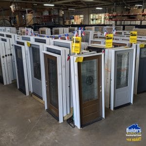 60x80 LEFT HAND DOUBLE FIBERGLASS 4 LITE BLACK