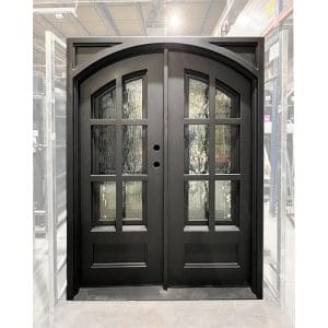 72x80_LH_DBL_IRON_6LITE_ARCH_FLEMISH_DOOR-001