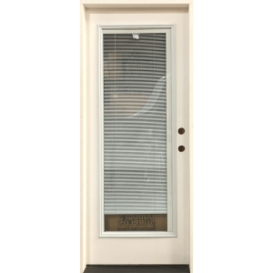 36x80 LEFT HAND FIBERGLASS FULL VIEW WITH BLINDS