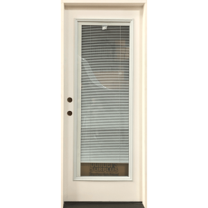 36x80 RIGHT HAND FIBERGLASS FULL VIEW WITH BLINDS