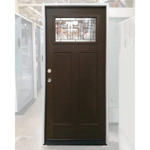 36x80 RIGHT HAND FIBERGLASS CRAFTSMAN LANCASTER WALNUT