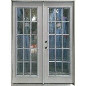 60x80 RIGHT HAND DOUBLE FIBERGLASS 15 LITE RETRO
